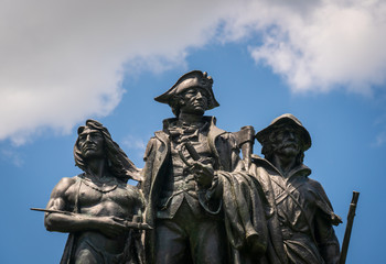 Statue at Fallen Timbers Battlefield