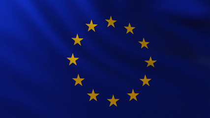 Large European Flag background