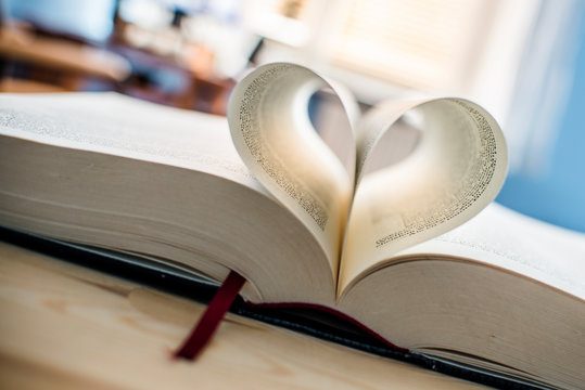 Book and heart