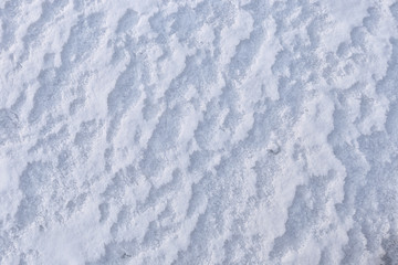 Snow texture after the storm