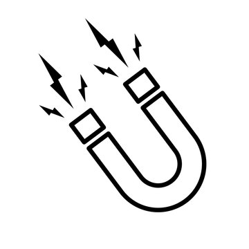 recommend clip art: Magnet Icon Vector Simple Design