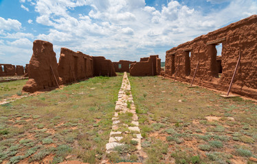 Inside the Ruins at Fort Union National Monument