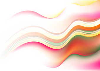 Wave Creative Background vector image design