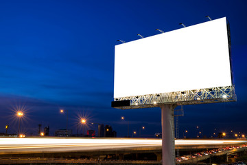 billboard blank for outdoor advertising poster or blank billboard for advertisement.