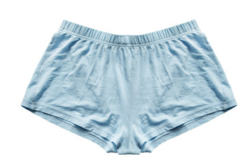 Blue shorts isolated