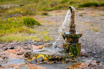 Djúpavogskörin Natural Geothermal Pool, Iceland