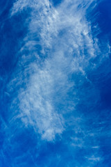 Beauty white cloud and clear blue sky in sunny day texture background