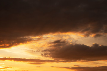 Fototapeta premium evening sky at sunset as a background