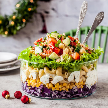 Christmas Pasta Salad