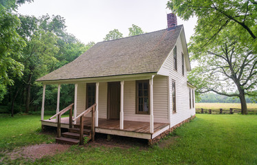 Fototapeta na wymiar George Washington Carver's Childhood Home at his National Monument