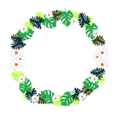 christmas wreath of flowers