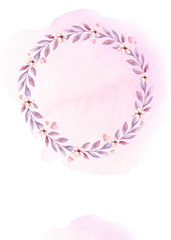 Cute Fairy character watercolor illustration on white background. Magic fantasy cartoon pink fairytale design. Baby girl birthday