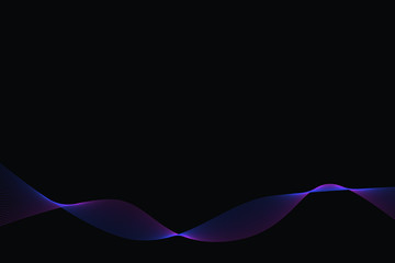 abstract blue background with waves