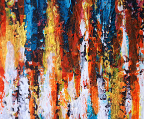colorful painting texture abstract background.