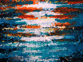 colorful painting texture abstract background.