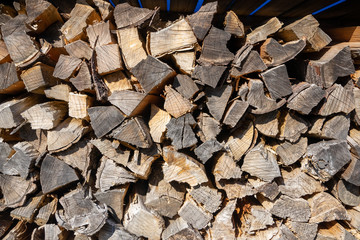 薪にするための丸太
