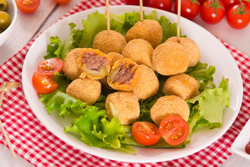 Ascoli stuffed olives.