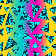 Retro triangle pattern
