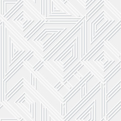 White geometric pattern.