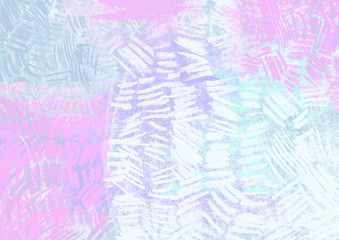 Unique abstract dry pastel painting with dreamy line rythm and texture.