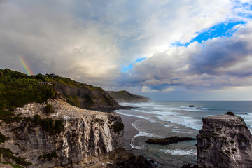  Bright rainbow illuminates the clouds