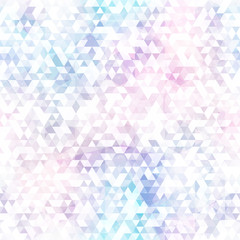 Obraz premium Pastel color triangle seamless pattern.