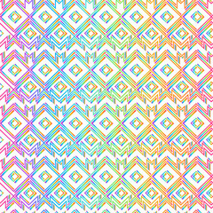 Rainbow color geometric pattern.