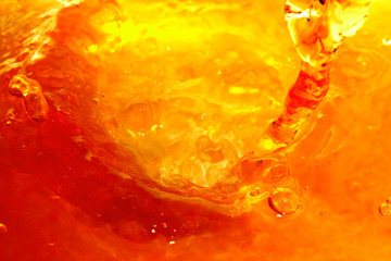 Tea drink with jelly