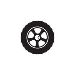 car wheel vector icon design