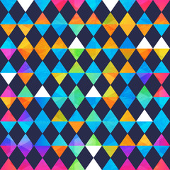 Rainbow seamless pattern with grunge effect