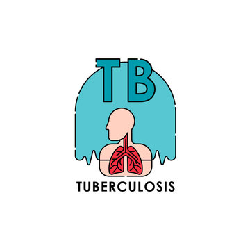 Tuberculosis - Medical Lungs Vector illustration