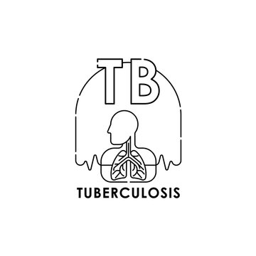 Tuberculosis - Medical Lungs Vector illustration