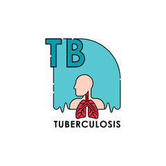 Tuberculosis - Medical Lungs Vector illustration