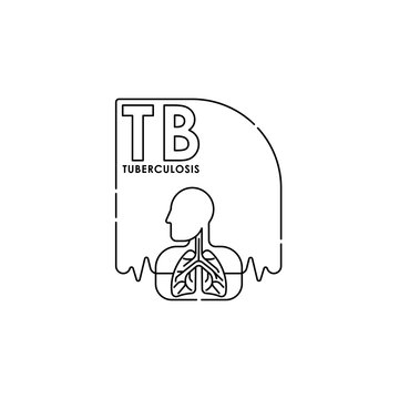 Tuberculosis - Medical Lungs Vector illustration