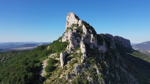 Mount Leon Dormido, Microreserva Mariposa Apolo, Lapoblacion, Merindad de Estella, Navarra, Spain, Europe