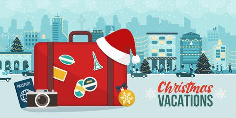 Christmas vacations travel © elenabsl