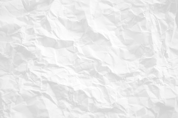 Naklejka premium crumpled white paper