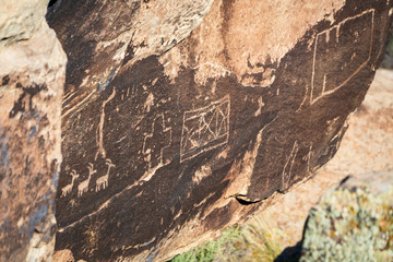 Petroglyphs at Petrified Forest National Park