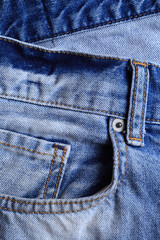 Fototapeta premium Denim jeans texture or denim jeans background with old torn. - Image