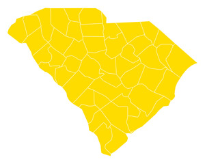 Karte von South Carolina © Robert Biedermann