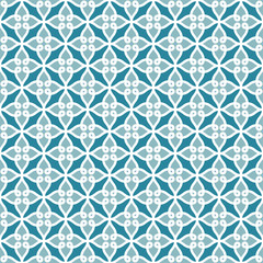 Moroccan decorative pattern for the background, tile and textiles. It is assembled from modular parts. Vector. Seamless.