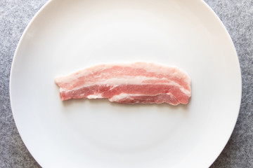 Fototapeta na wymiar 豚のバラ肉