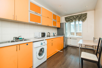 Fototapeta premium Photo of the light kitchen room