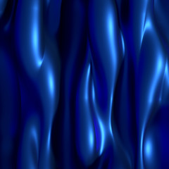 Luxury background with metal drapery fabric. 3d illustration, 3d rendering.