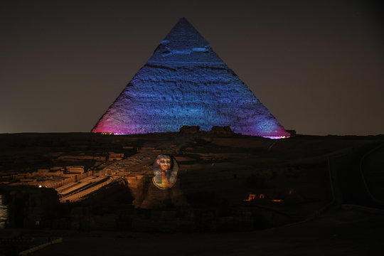 The Great Pyramids of Giza Sound and Light show