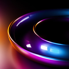 Elegant minimal background. 3d illustration, 3d rendering.