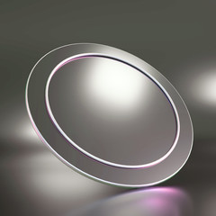 Elegant minimal background. 3d illustration, 3d rendering.