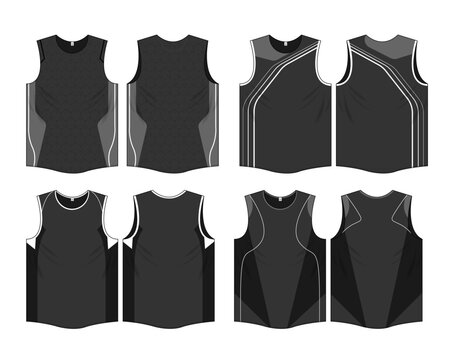 Singlet Template vector jersey design uniform