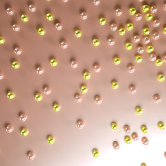 Elegant minimal background. 3d illustration, 3d rendering.