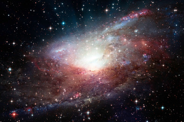 Starry outer space. The elements of this image furnished by NASA.